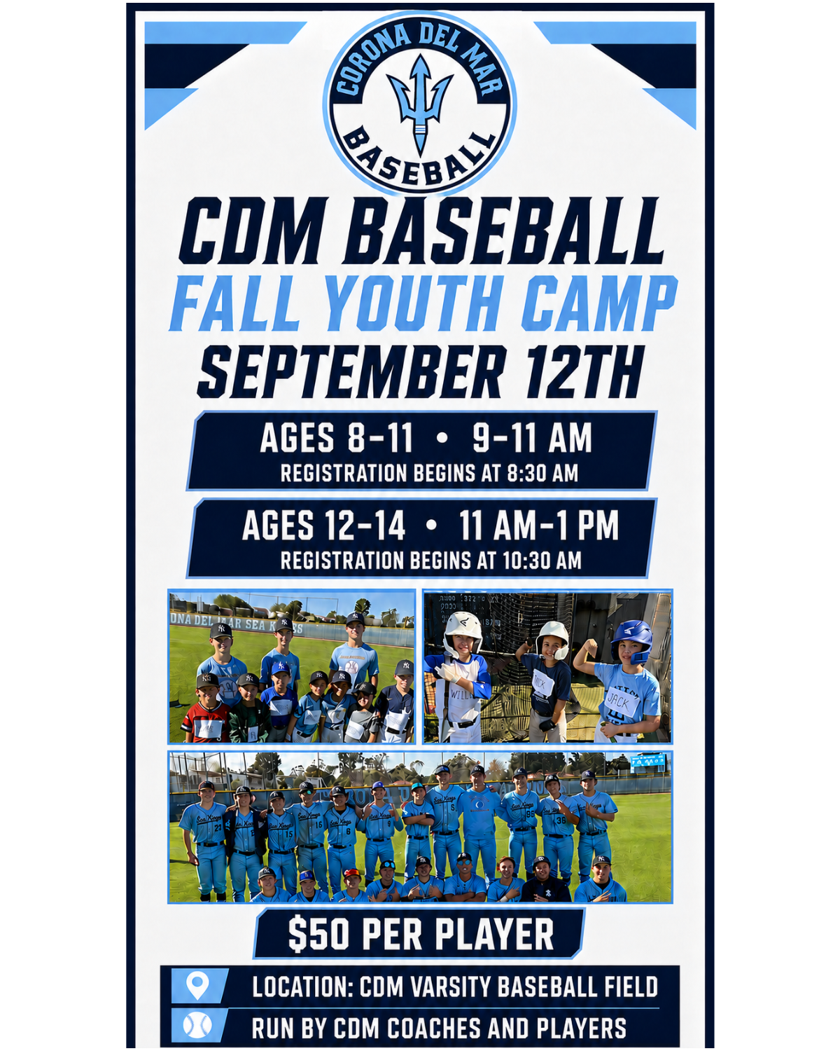 Fall Youth Camp (Ages 8-11) flyer